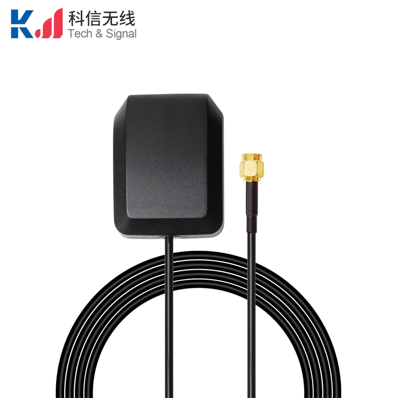 鼠標(biāo)款BD+GPS+GLONASS三模共用定位天線28dbi高增益二級(jí)放大帶濾波