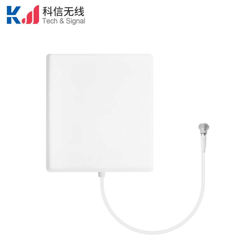 5G室外防水單極化平板天線(xiàn)20CM線(xiàn)N母頭-壁掛平板天線(xiàn)698-3800MHz
